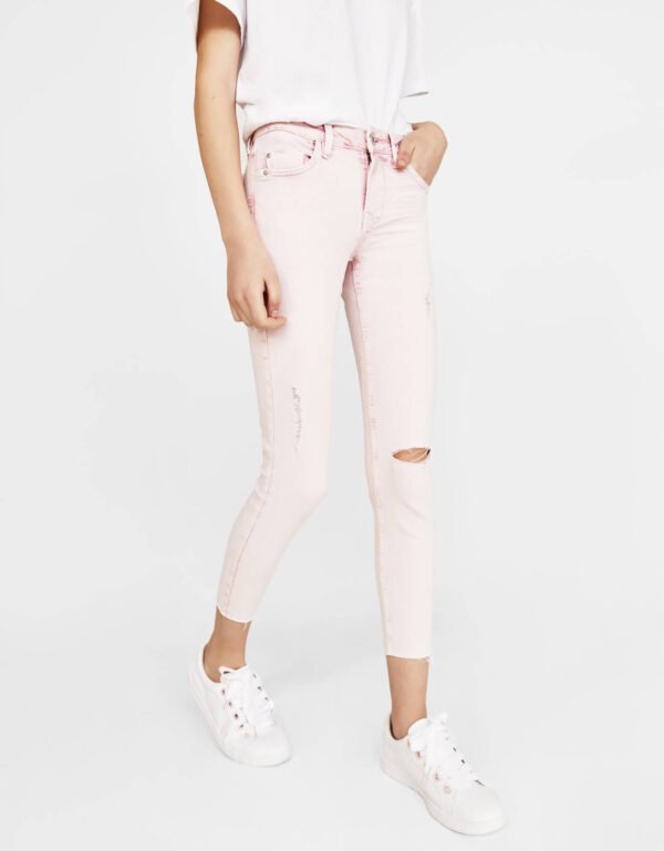 Low waist ripped jeans - Image 3