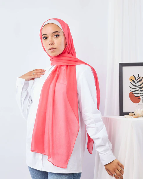 Plain Crinkled Chiffon