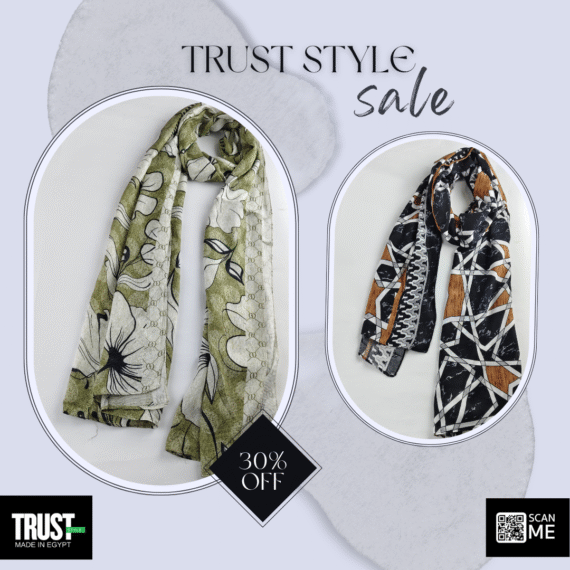 Printed Fluffy Scarf